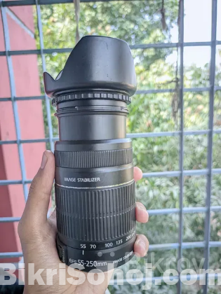 Canon 600D with 55-250 Zoom lench